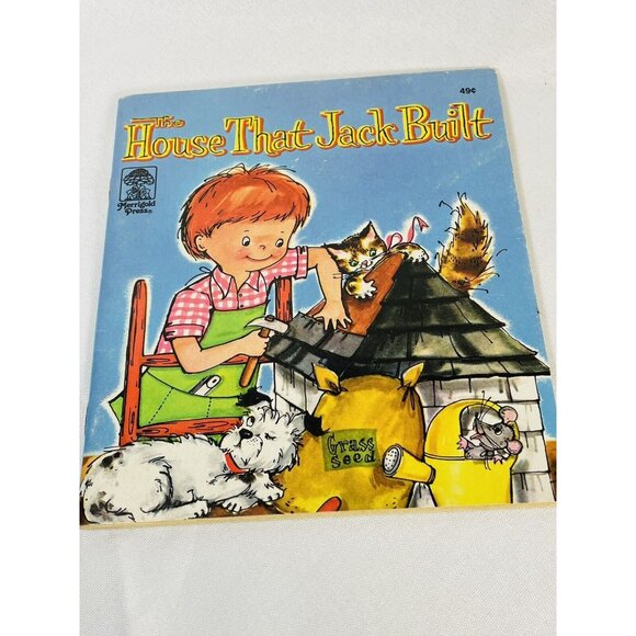 The House That Jack Built Tell-A-Tale Book 1961 Paperback Book Merrigold Press - Picture 1 of 7